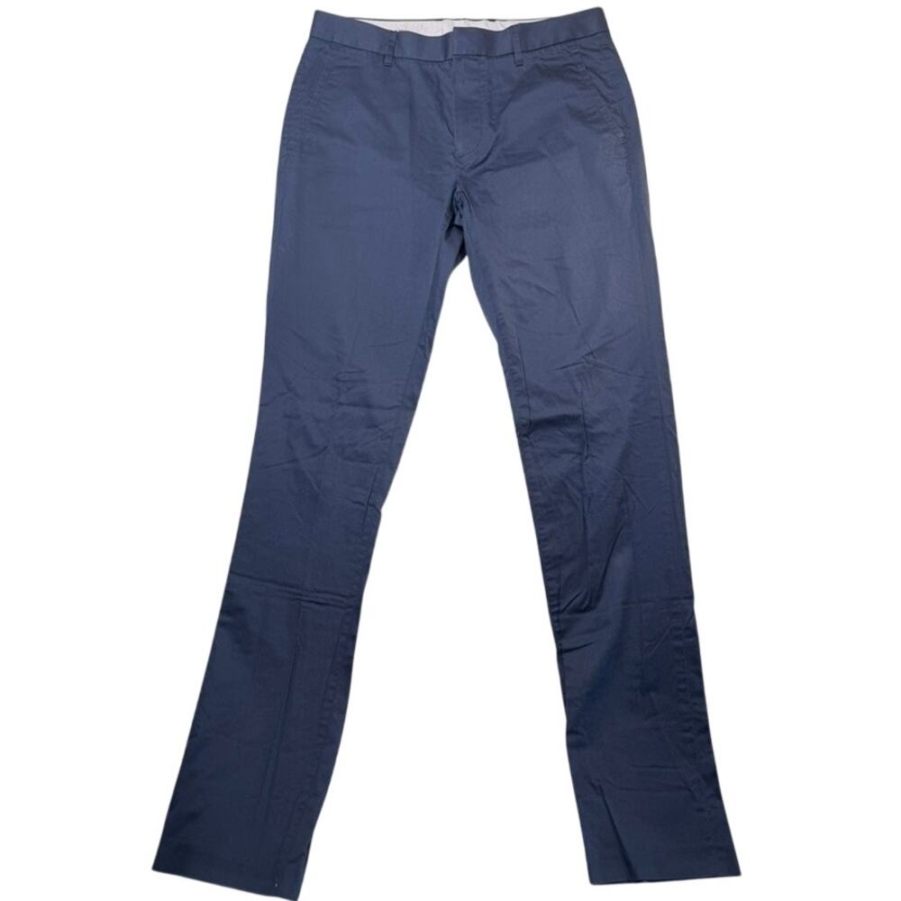 Bonobos Monday Fit Trousers Tailored Pants Men 32 x 34.5 Blue Work Career Casual
